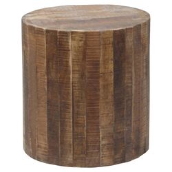 Round Stool in Natural