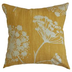 Garuahi Floral Pillow in Butterscotch