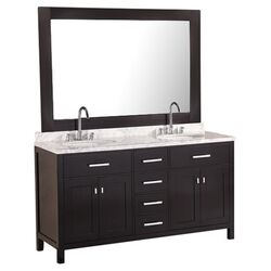 Amethyst Single Vanity Set in Espresso