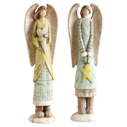 2 Piece Paperstone Angel Table Decor Set 2 Piece Paperstone Angel Table Decor Set
