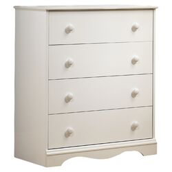 Andover 4 Drawer Chest in White