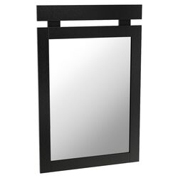 Flash Rectangular Dresser Mirror in Black