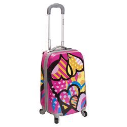 Vision Love Print Carry On in Pink