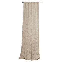 Lake Como Curtain Panel in Taupe