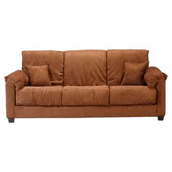 Covertible Sleeper Sofa in Brown