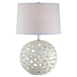 Finnian Table Lamp in White