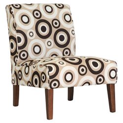 Davis Accent Chair in Brown (Set of 2)