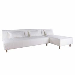 Atlanta Convertible Sectional Sofa in White