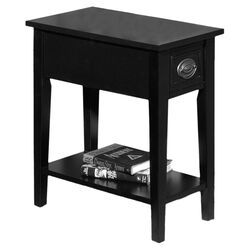 American Federal Chairside Table in Black