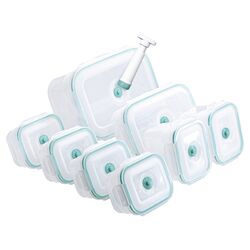 Vac 'n Store 17 Piece Container Set in Teal
