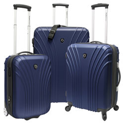 3 Piece Luggage Set in Navy 3 Piece Luggage Set in Navy