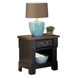 Dominick Hexagon End Table in Charcoal