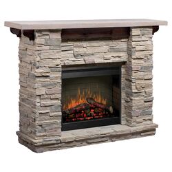 Featherston Electric Fireplace in Natural