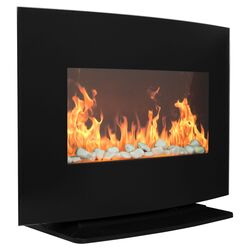 Electric Fireplace in Black