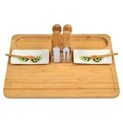 Sherborn 10 Piece Bread & Cheese Set in Natural