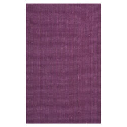 Natural Fiber Purple Rug Natural Fiber Purple Rug