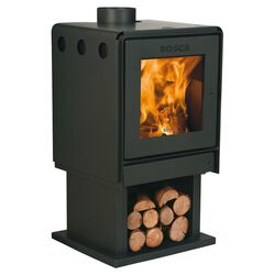 Limit Wood Stove in Forest Green