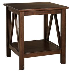 Titian End Table in Antique Tobacco
