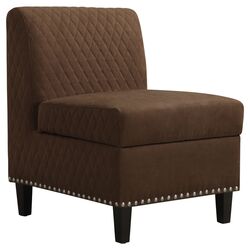 Wrigley Storage Side Chair in Brown