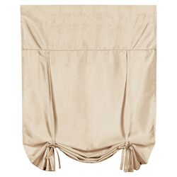 Anna Tie Up Blackout Shade in Taupe