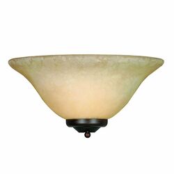 Ashley 1 Light Wall Sconce in Rubbed Bronze