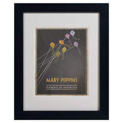 Mary Poppins by Megan Romo Framed Wall Art Mary Poppins by Megan Romo Framed Wall Art