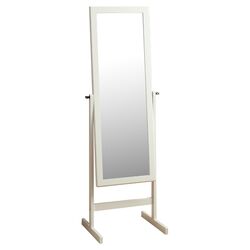 Cheval Mirror in White