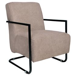 Roscoe Chair in Tan Gray & Black