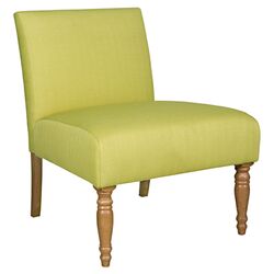 Bradstreet Slipper Chair in Green