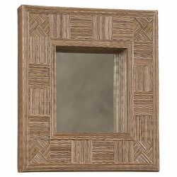 Mosaic Coco Stick Mirror in Brown