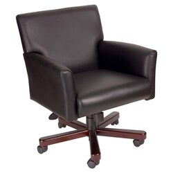 Caressoft Mid-Back Executive Chair in Black