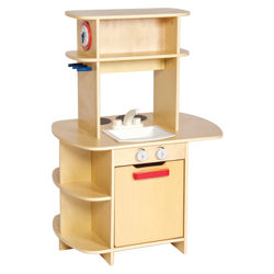 Dramatic Play Café Kitchen in Natural
