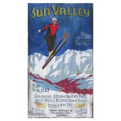 Ski Sun Valley Vintage Sign