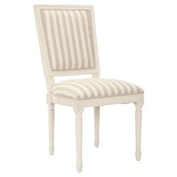 Landon Side Chair in Cream & Gray (Set of 2)