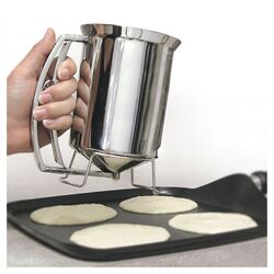 Pancake Batter Dispenser in Silver