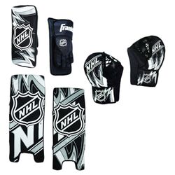 NHL 6 Piece Youth Goalie Equipment Set in Black