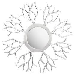 Renly Wall Mirror in Silver