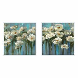Flowers of Dreams Canvas Wall Art (Set of 2)