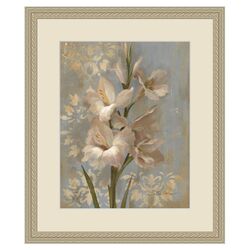 Soft Blue Gladiola Wall Art