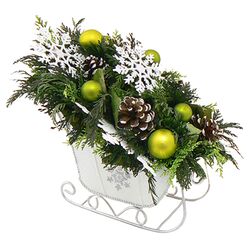 Frosty & Bright Sleigh Wreath