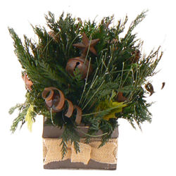 Vintage Holiday Table Top Wreath