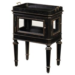 Tray Top End Table in Black