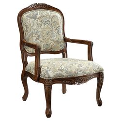 Paisley Armchair in Brown Cherry