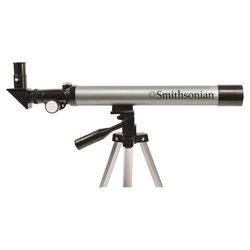 40x/80x Telescope with Tabletop Tripod in Silver