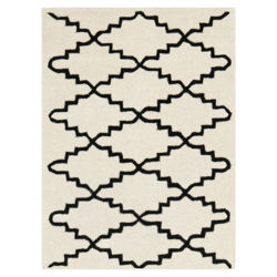 Chatham Ivory & Black 4' x 6' Rug