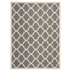 Courtyard Anthracite & Beige Rug