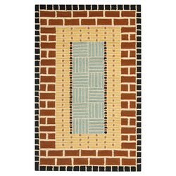 Four Seasons Brown & Blue Rug