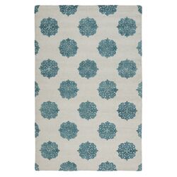 Soho Ivory & Blue Rug