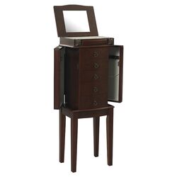 Calla Jewelry Armoire in Cherry