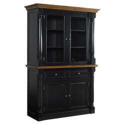 Monarch Buffet with Hutch in Black